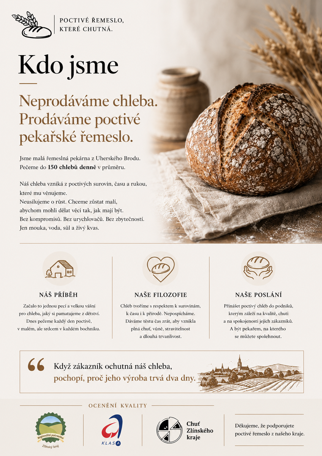 Kdo jsme – příběh, filozofie a poslání Slováckého chleba